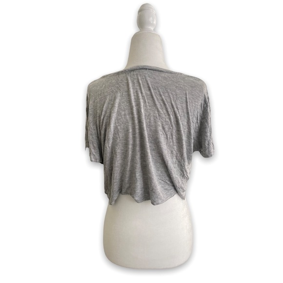 Nice is the new cool heather grey crop top small - Picture 3 of 3